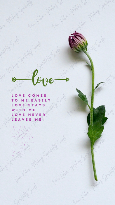 Spiritual Wallpaper - Love Comes To Me Easily