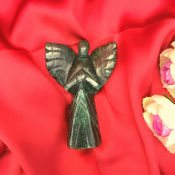 Worry Angel- Green Aventurine