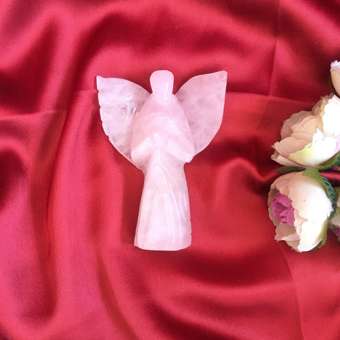 Worry Angel- Rose Quartz