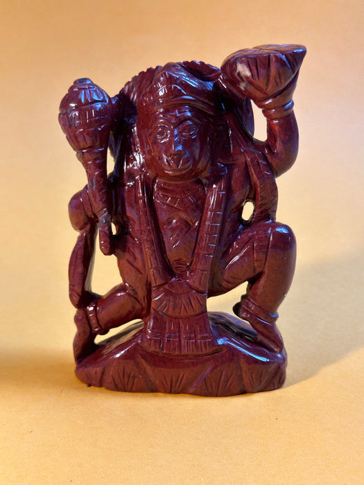 Crystal Lord Hanuman for Good Luck and Protection (Sankat Mochan)