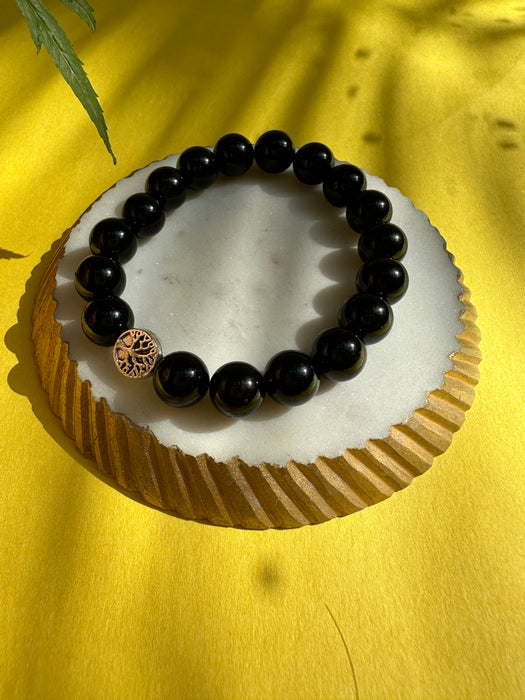 Protection Against Black Magic + Evil Eye- Black Tourmaline Bracelet