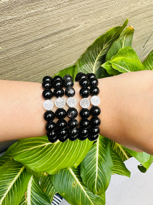 Protection Against Black Magic + Evil Eye- Black Tourmaline Bracelet