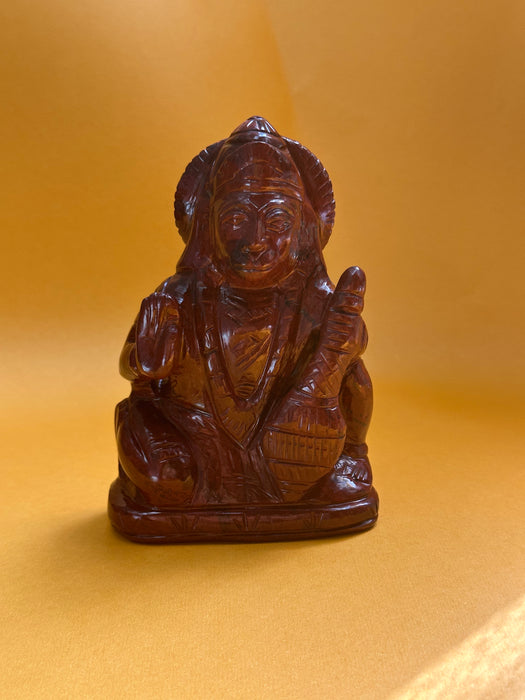 Crystal Lord Hanuman for Good Luck and Protection (Blessing)