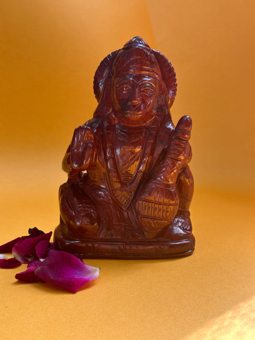 Crystal Lord Hanuman for Good Luck and Protection (Blessing)