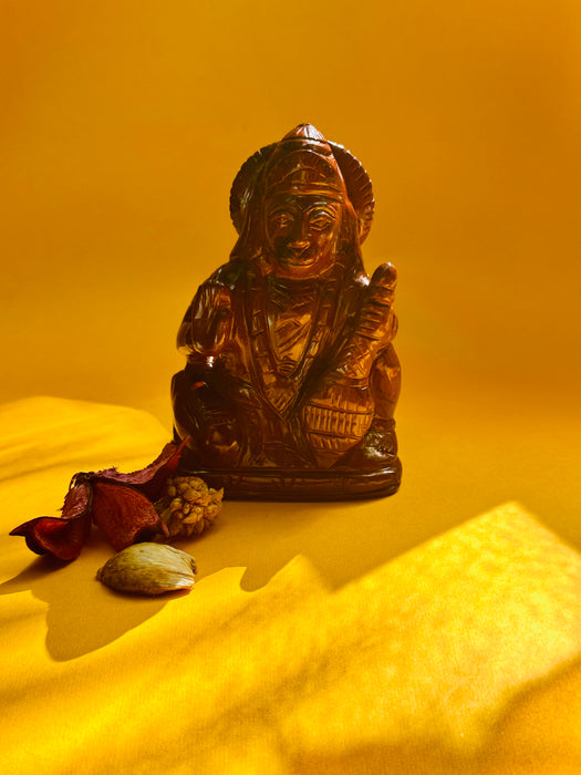 Crystal Lord Hanuman for Good Luck and Protection (Blessing)