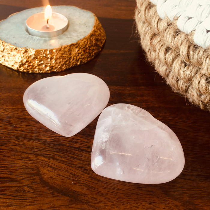 Rose Quartz Heart