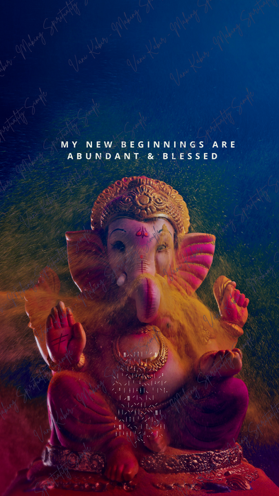 Spiritual Wallpaper - My New Beginnings Are Abundant & Blessed