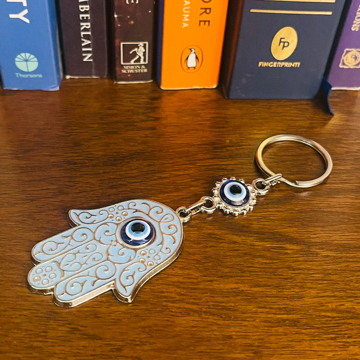 Evil-Eye Hamsa Key Chain